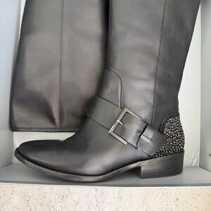 Brian Atwood Embellished Riding Boots